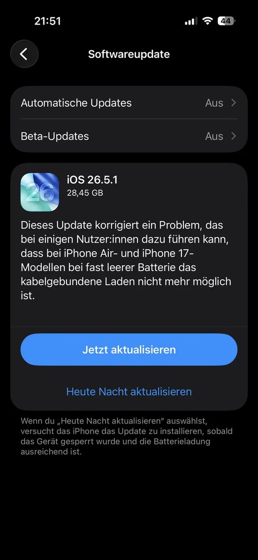 Curious twist in iOS update