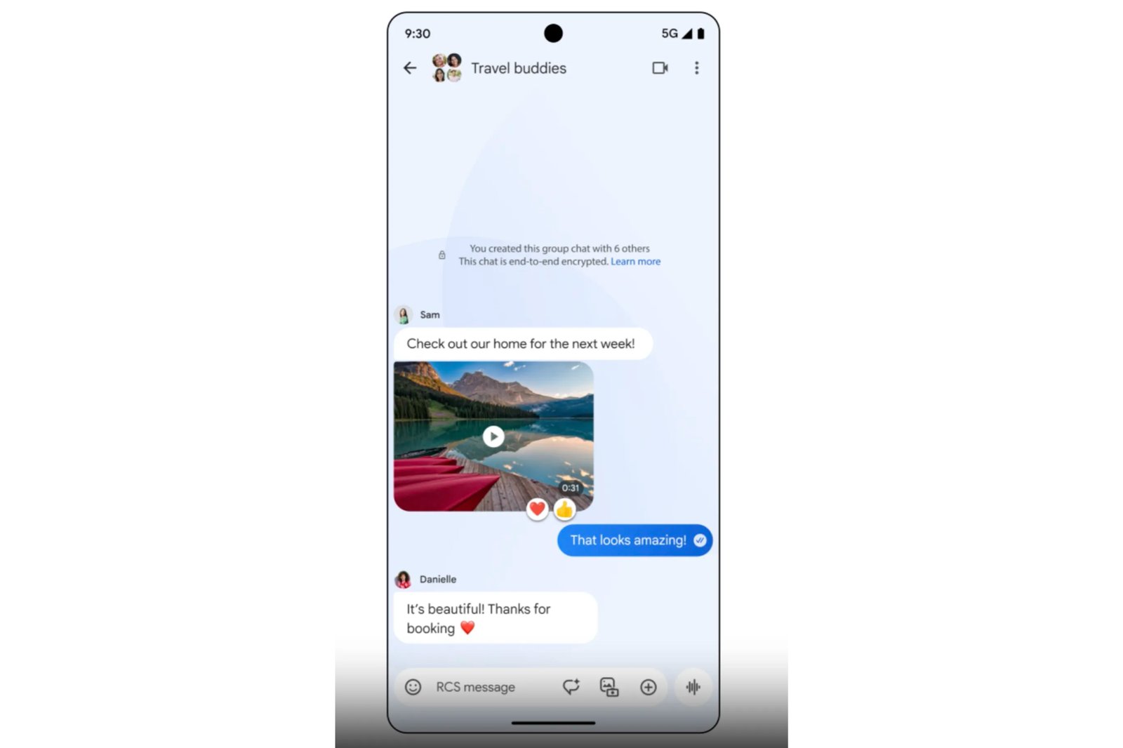 Reliable RCS in Google Messages