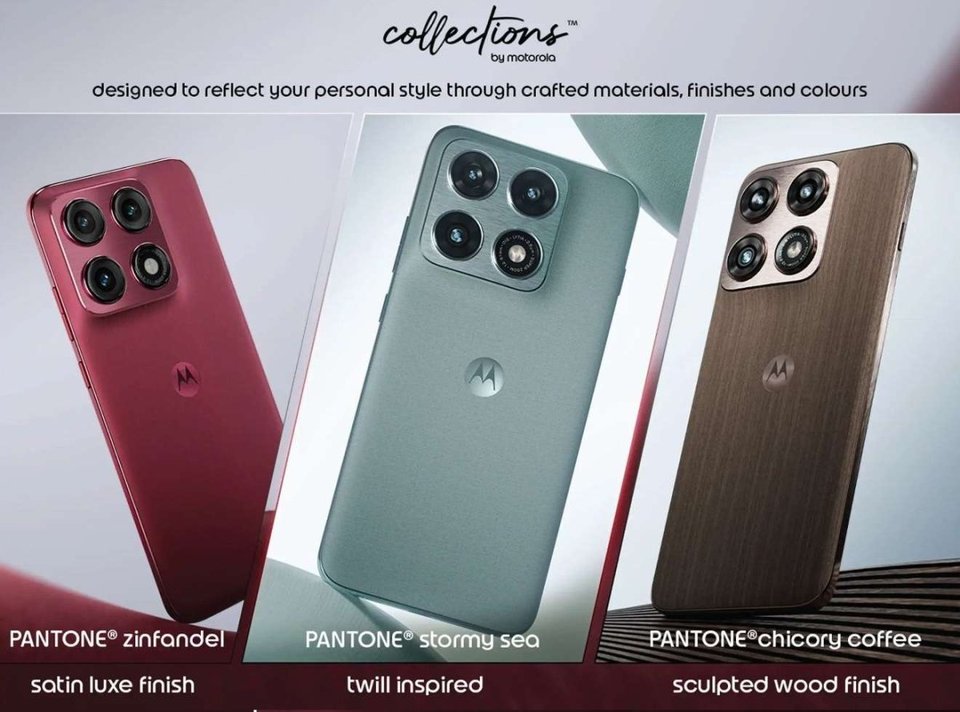 Motorola Edge 70 Pro+ color options