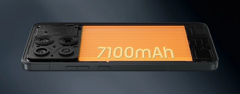 The Moto Edge 70 Max has a 7,100mAh battery with 90W wired and 25W magnetic wireless charging