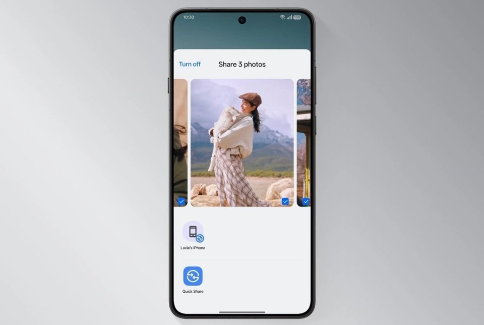 Quick Share with AirDrop support on Oppo Find X9 Ultra