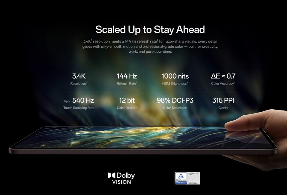 OnePlus Pad 4 debuts with a 13.2-inch display, Snapdragon 8 Elite Gen 5 SoC