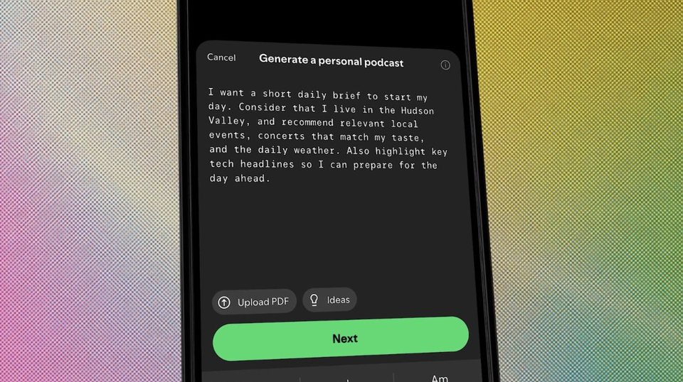 Spotify's new Personal Podcast feature lets you create podcasts with text prompts