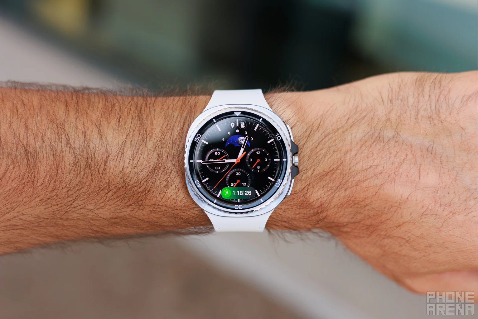 Galaxy Watch 8 Classic and its analog-style chronograph face