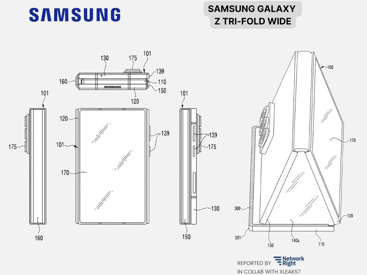 Samsung's Galaxy Z TriFold Wide concept