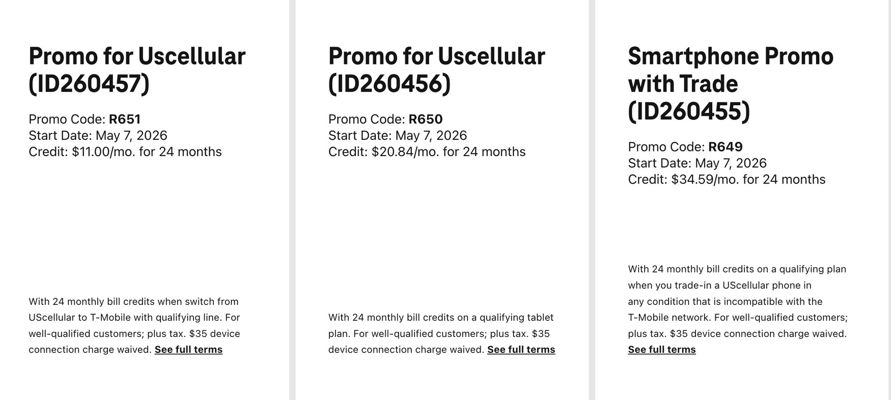 T-Mobile Offers