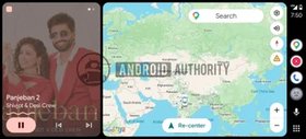 New Android Auto dashboard layout 1