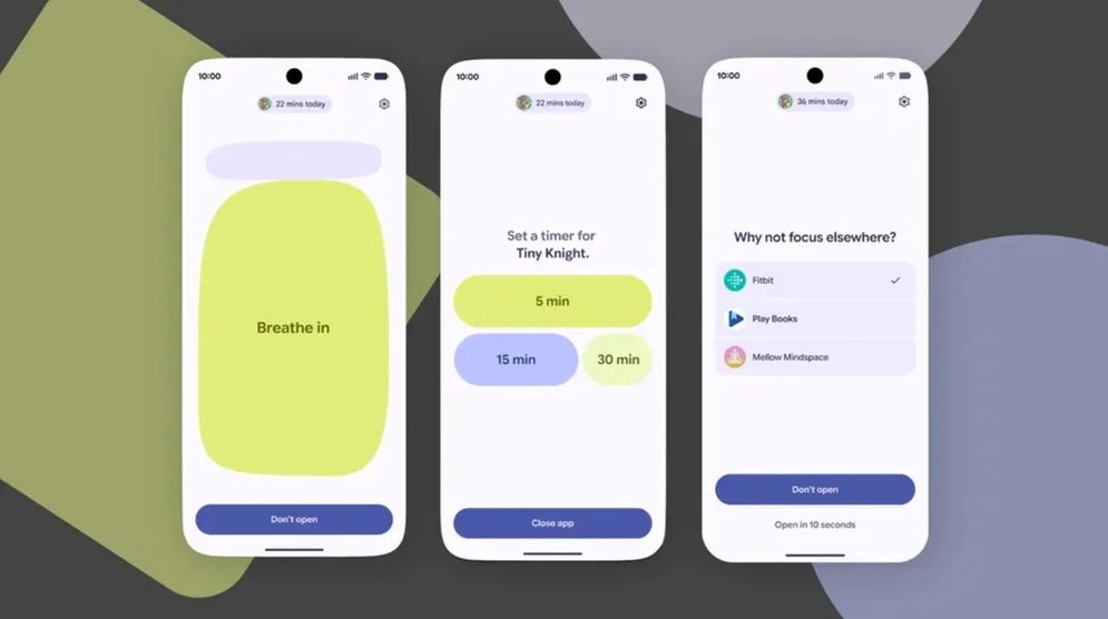 Google Pause point feature in action. | Image by Google