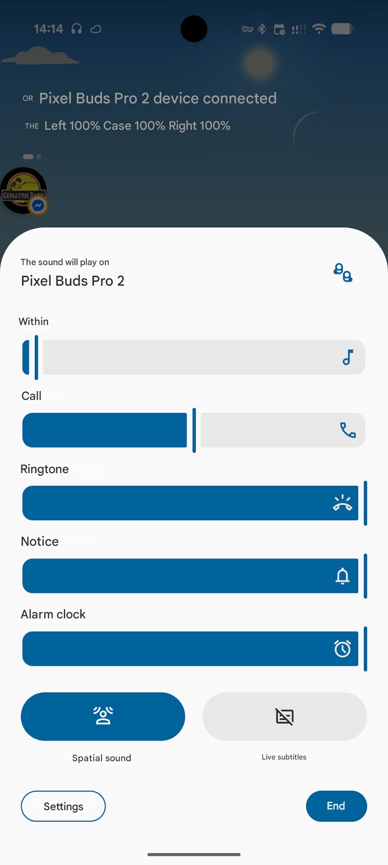 ANC button issue