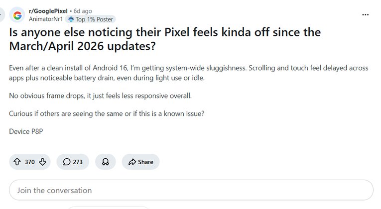 Reliability concerns