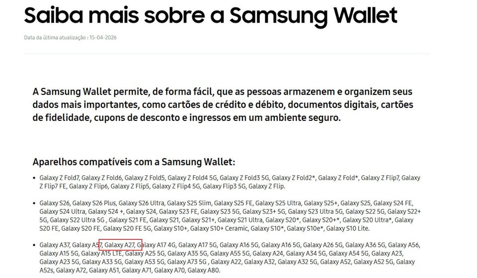 Samsung confirms the Galaxy A27