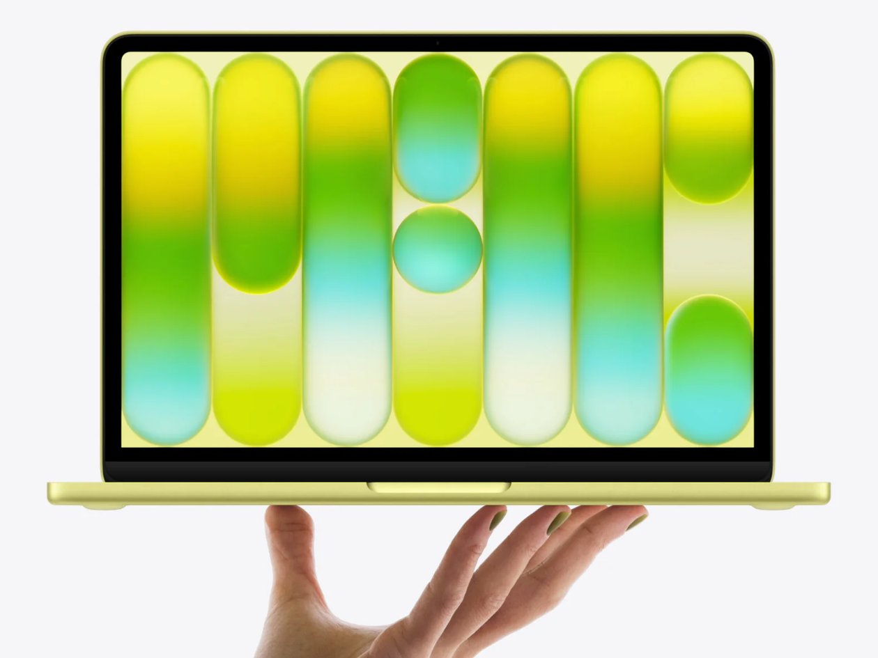 MacBook Neo in Citrus Color