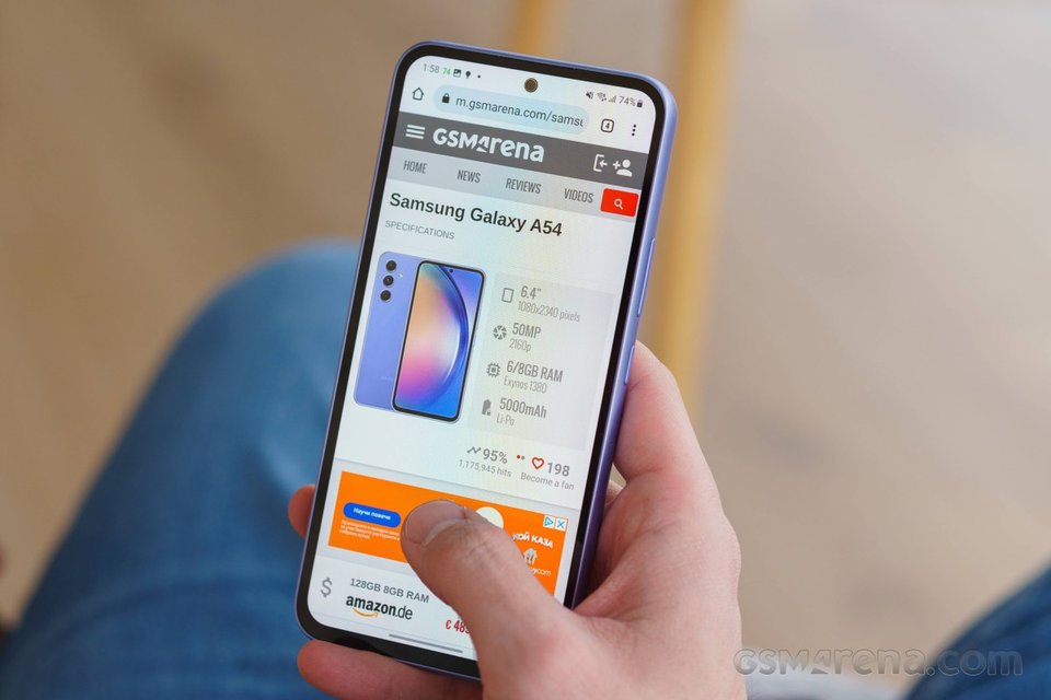 Samsung Galaxy A54 is now receiving the update to One UI 8.5
