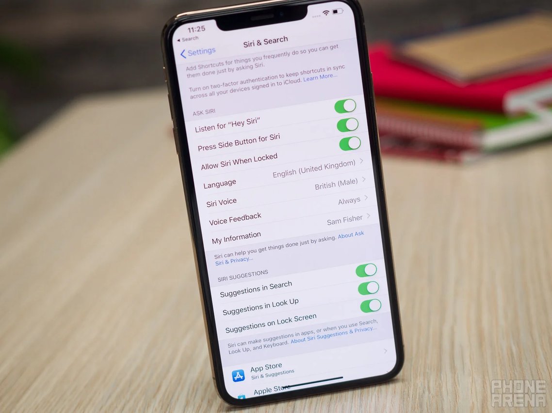 Advanced Siri settings