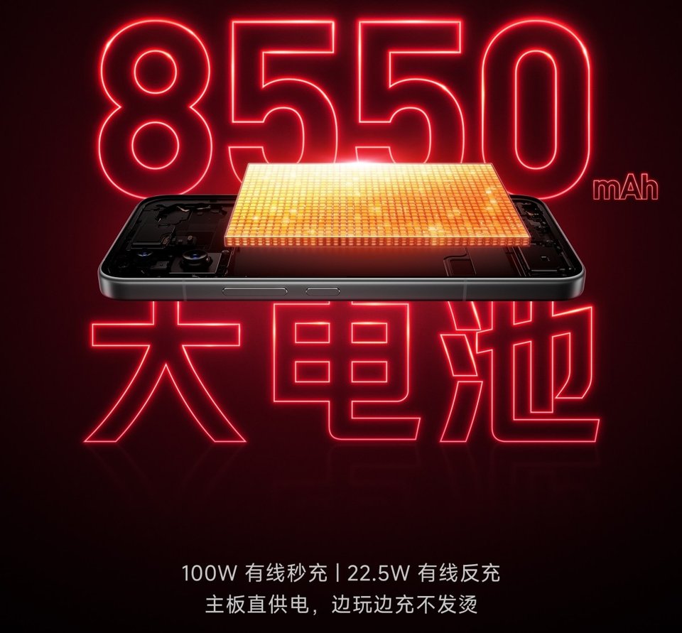 Redmi K90 Ultra to offer an 8,550mAh battery, more specs confirmed