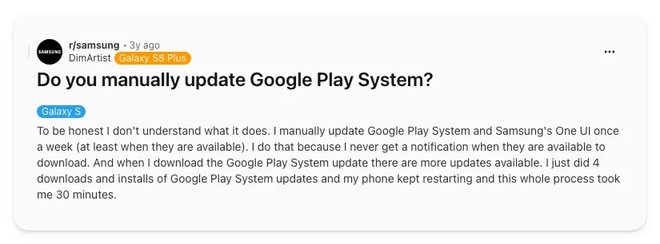 Galaxy owners manual updates