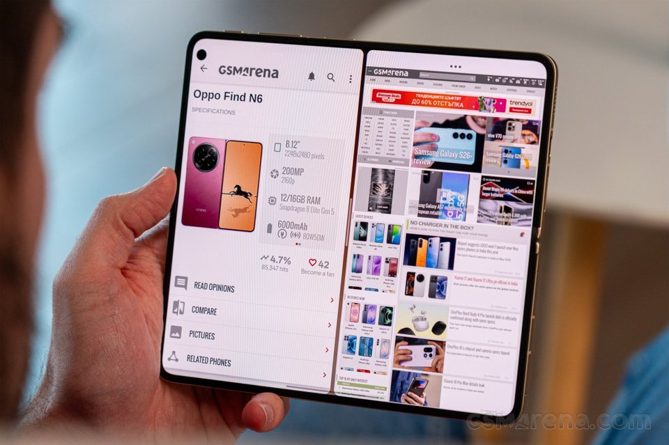 Oppo Find N7 wide foldable's design details leak