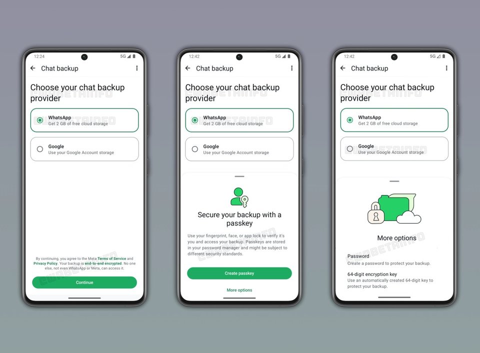 WhatsApp could let you back up your chats on its own encrypted cloud storage