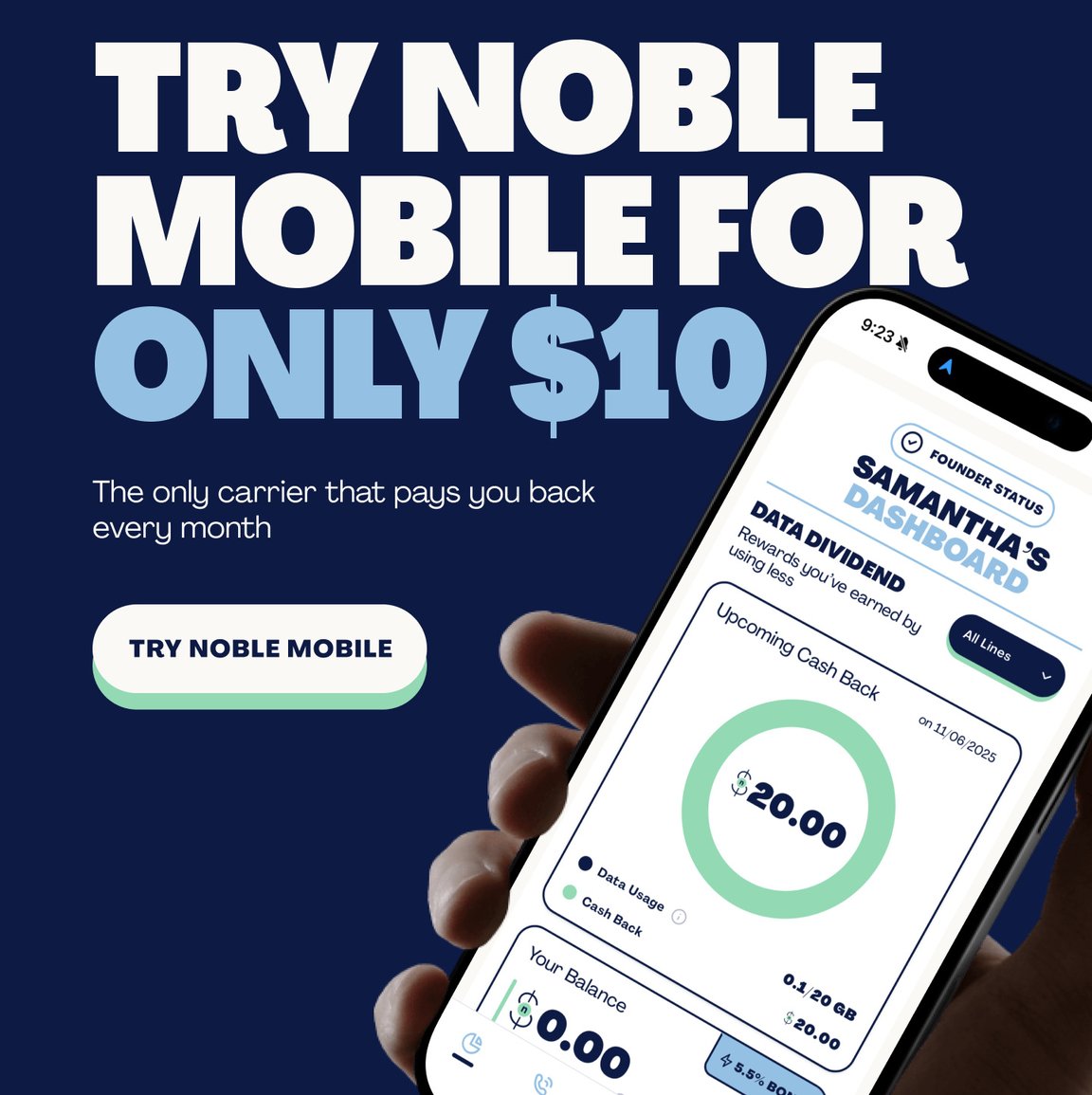 Get money back for any GB you don't use