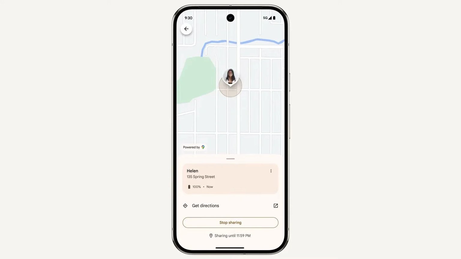 The People tab in Google's Find Hub