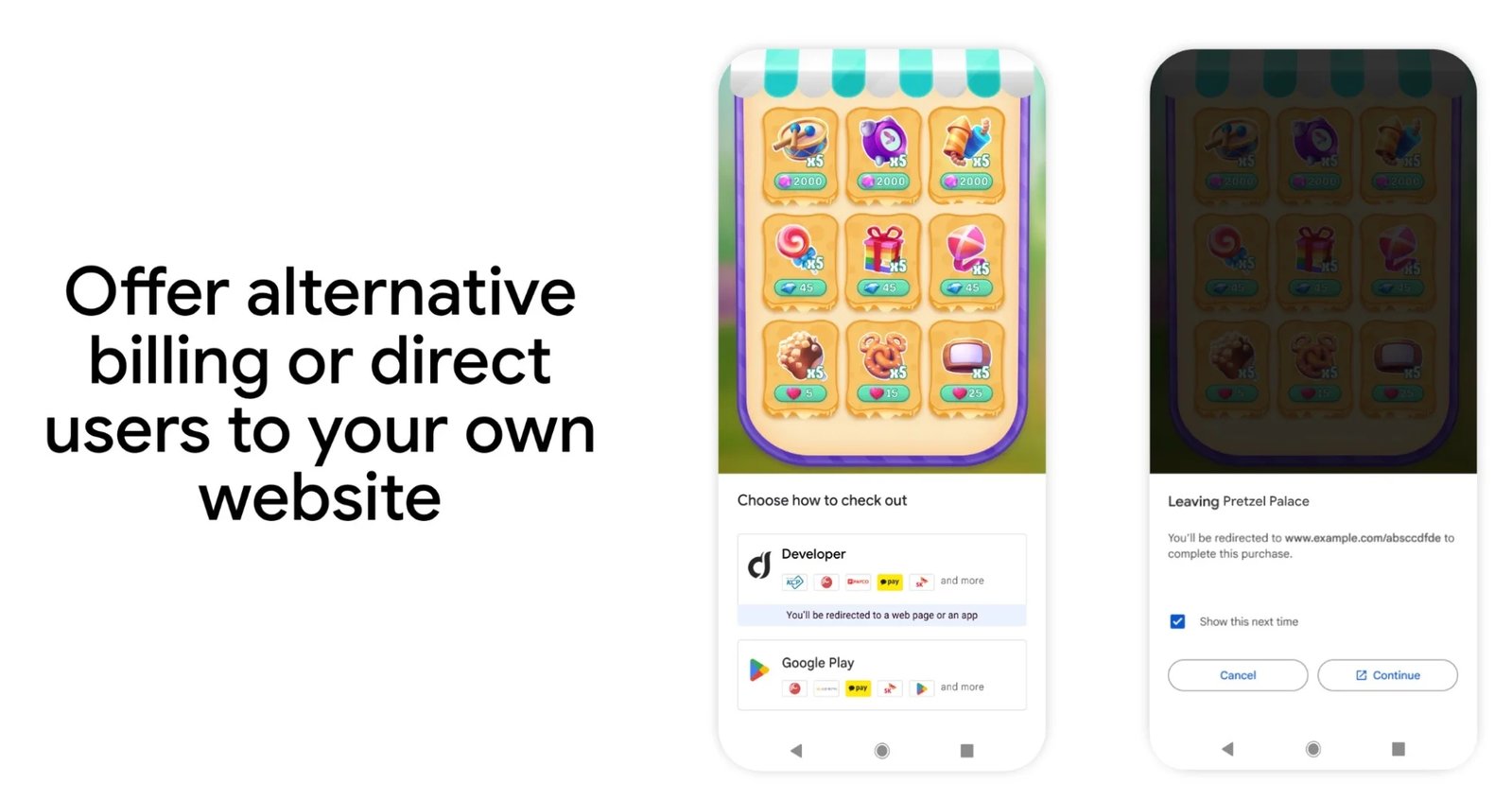 Google Play's new payment options