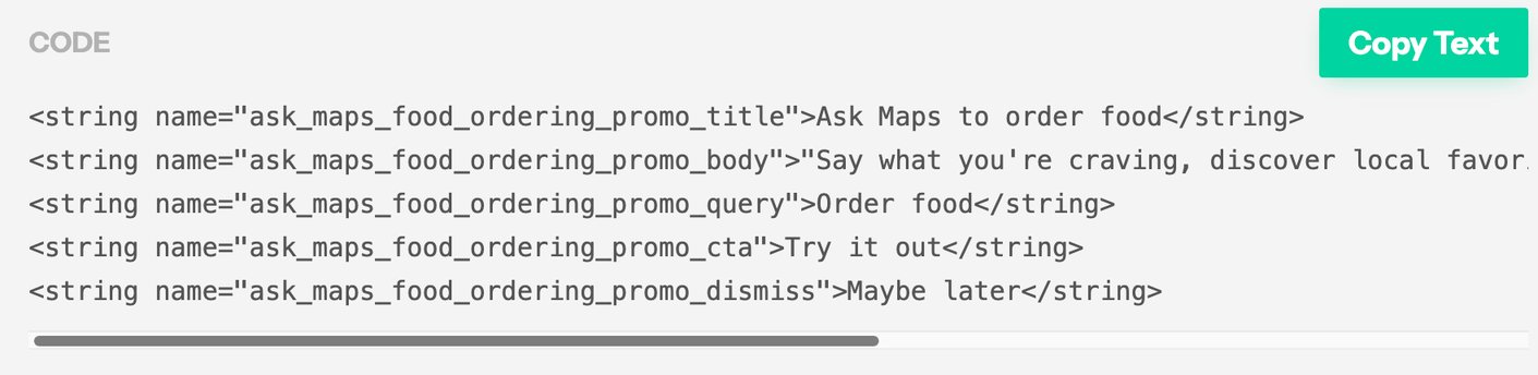 Google Maps Ordering Food