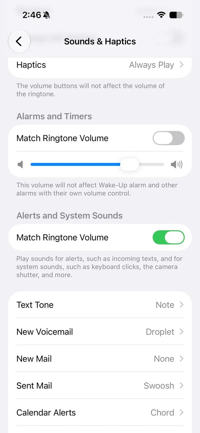 Volume Control