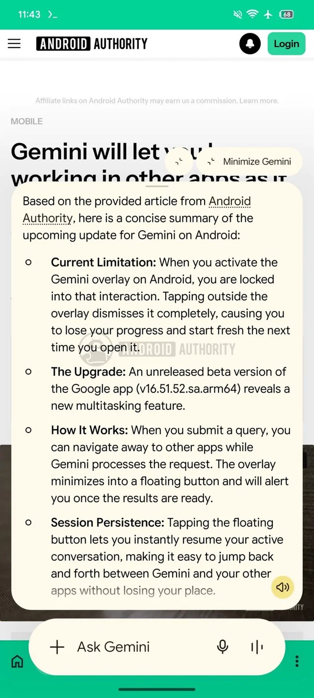 Gemini Interface Screenshot 2