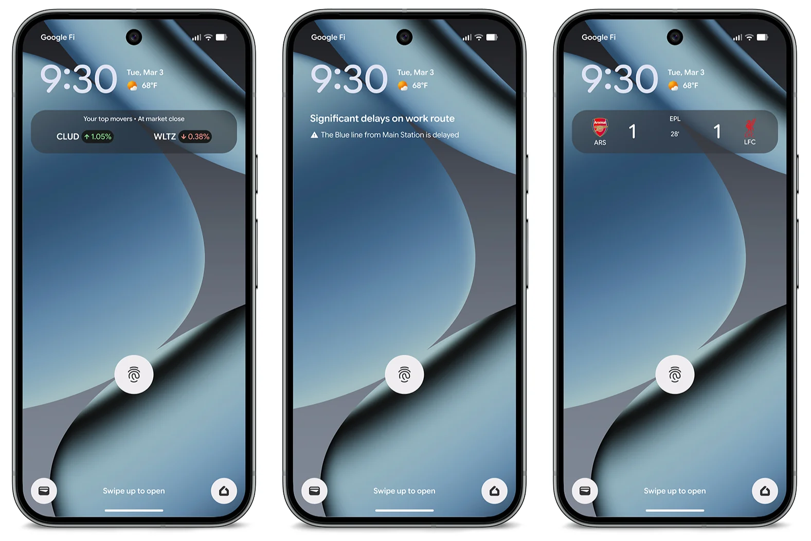 Updated At a Glance widget