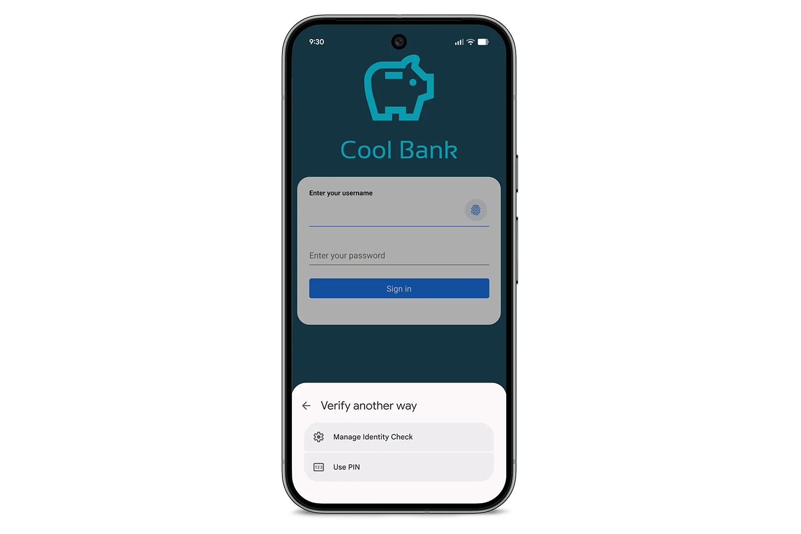 Identity Check feature