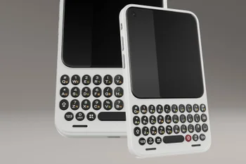 Clicks Communicator in Smoke with Korean keyboard