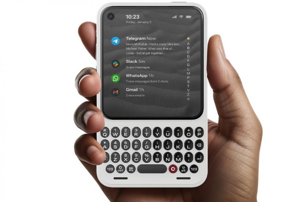 Clicks Communicator is a BlackBerry-inspired phone with a physical keyboard