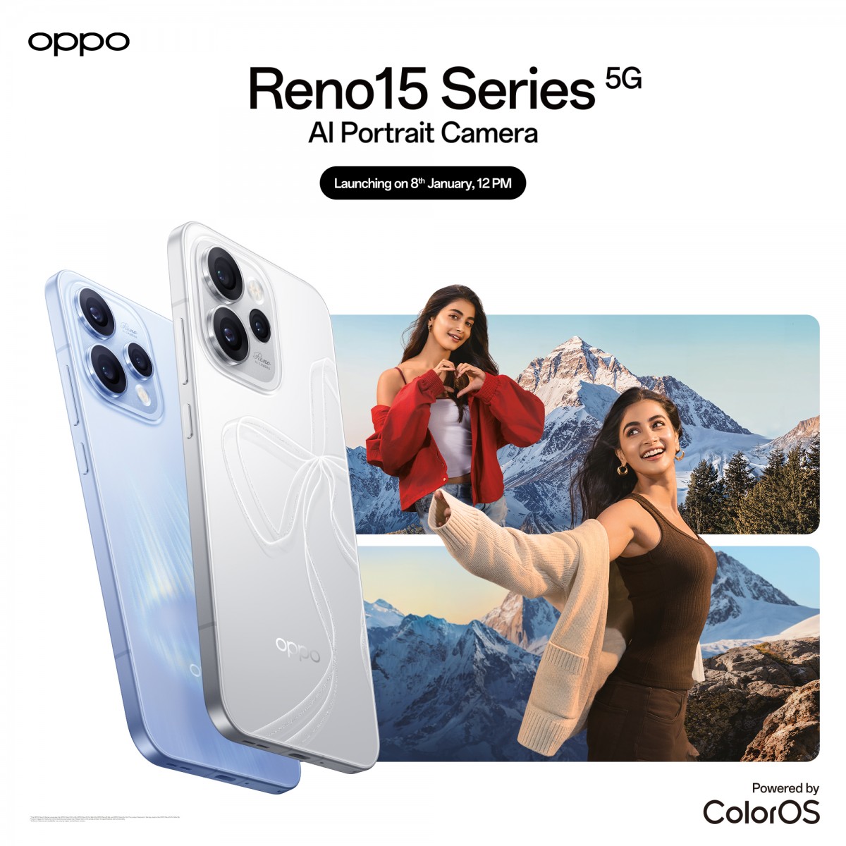 Oppo Reno15 series coming to India on January 8