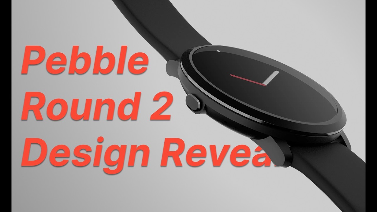 Slim design of the Pebble Round 2