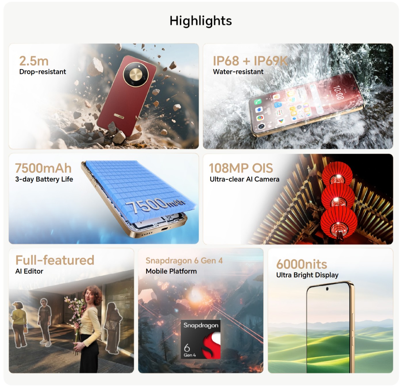 Honor Magic8 Lite highlights