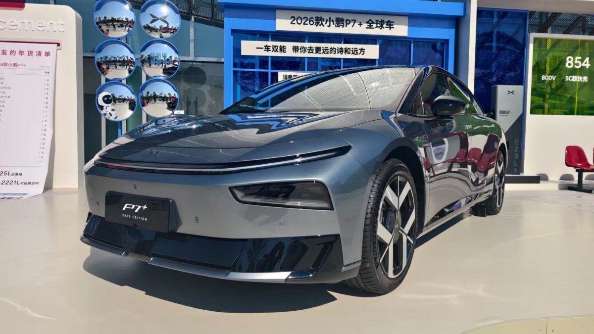 The 2026 XPeng P7+ debuts as a high-tech bargain with global ambitions