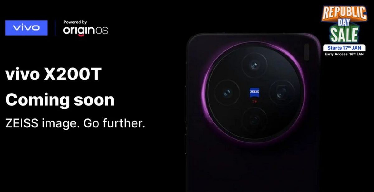 vivo starts the teaser campaign for the X200T, which is coming in just a few days
