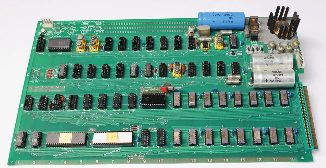 Prototype Apple-1 circuit board