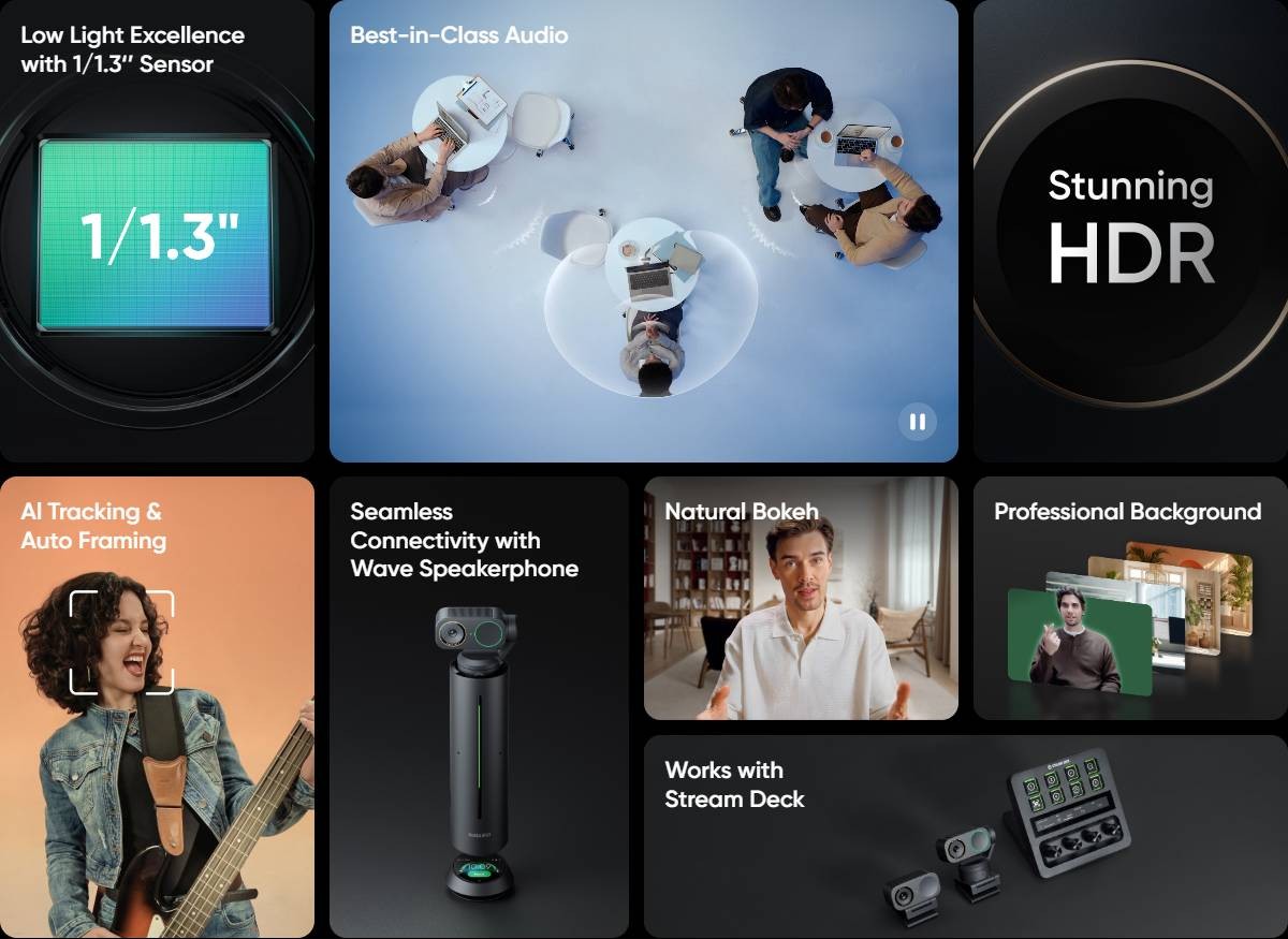 Insta360 launches upgraded Link 2 Pro and Link 2C Pro webcams with huge 1/1.3'' sensors