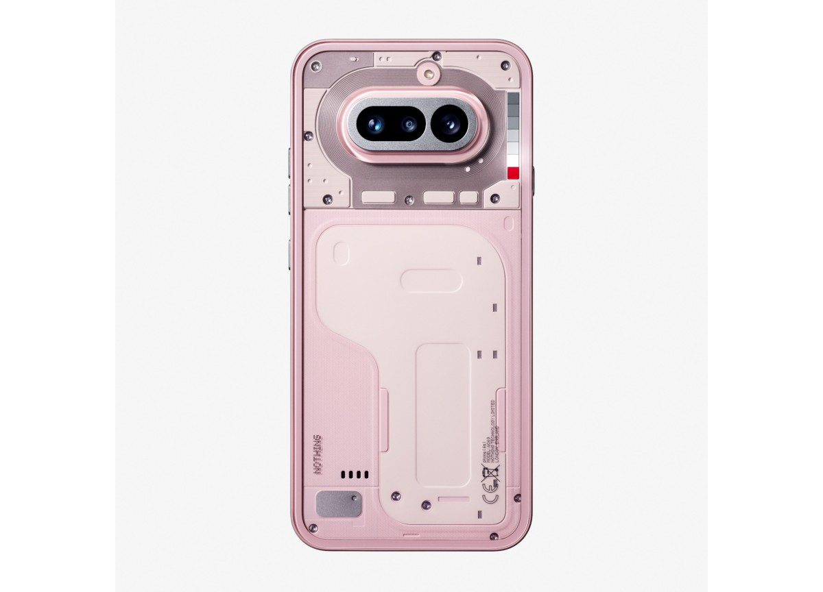 This is the pink Nothing Phone (4a)