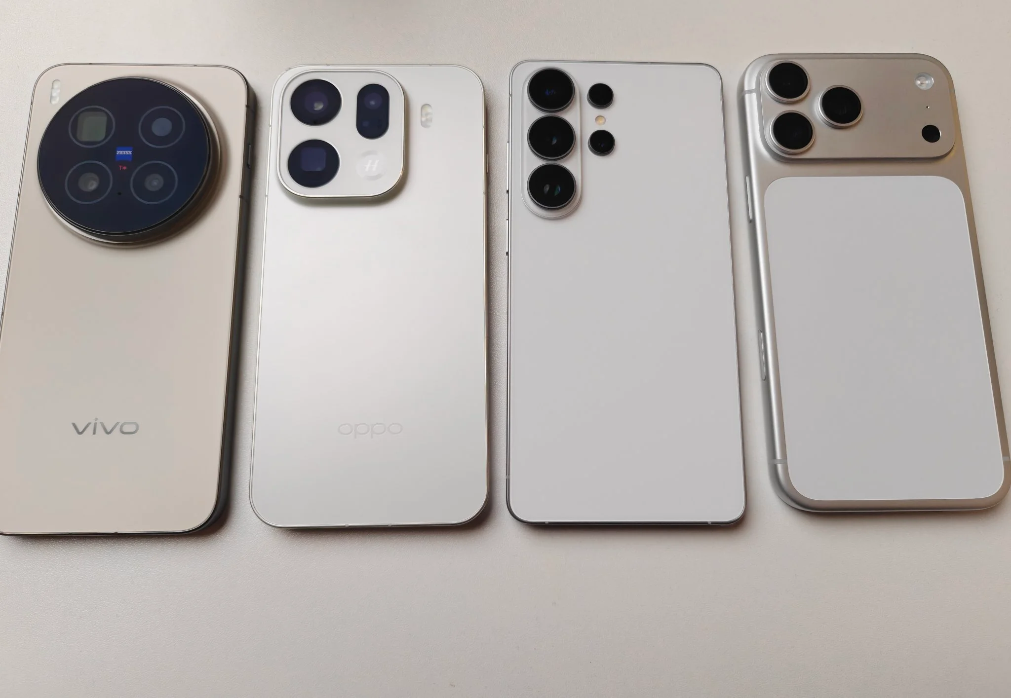 Galaxy S26 Ultra next to other flagships