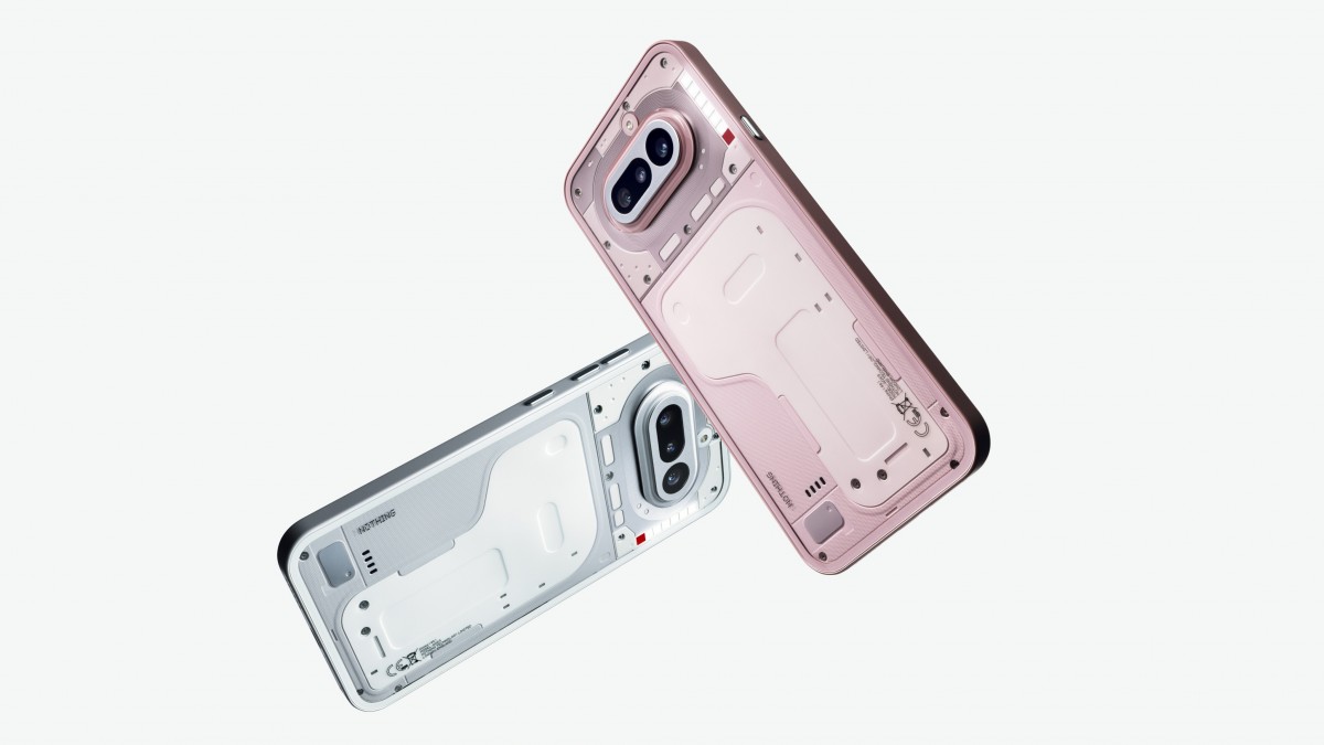 This is the pink Nothing Phone (4a)