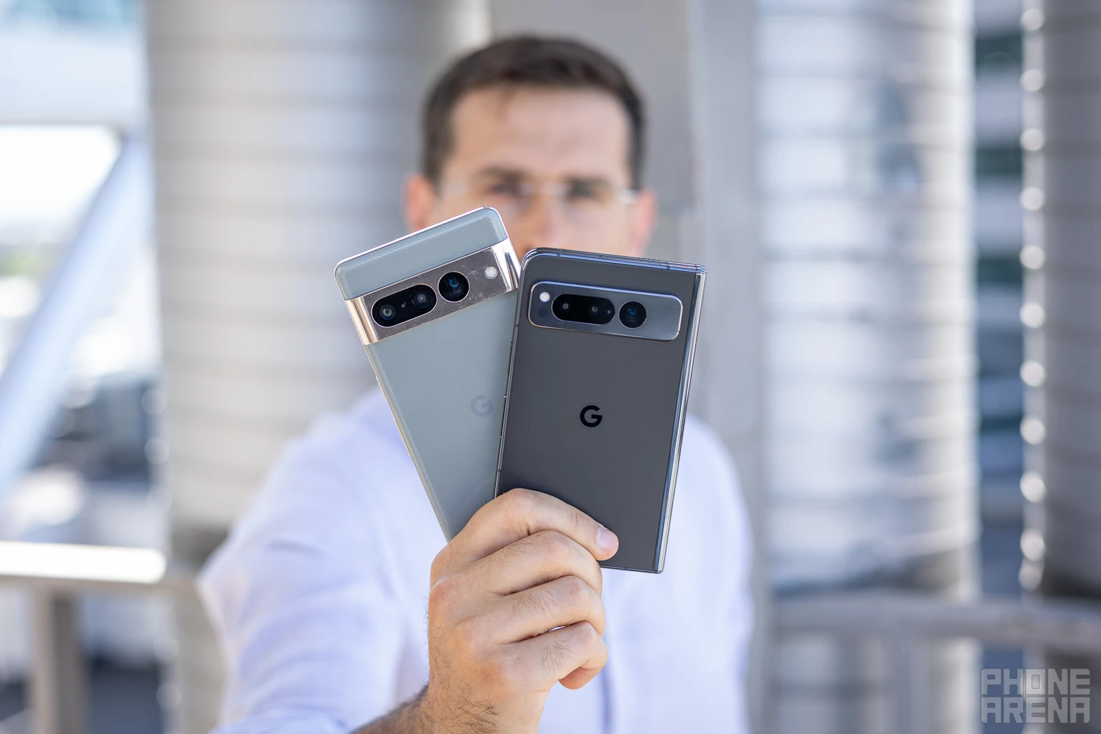 (Image Credit - PhoneArena) - Google Pixel Fold vs Pixel 7 Pro: foldable phone pros and cons