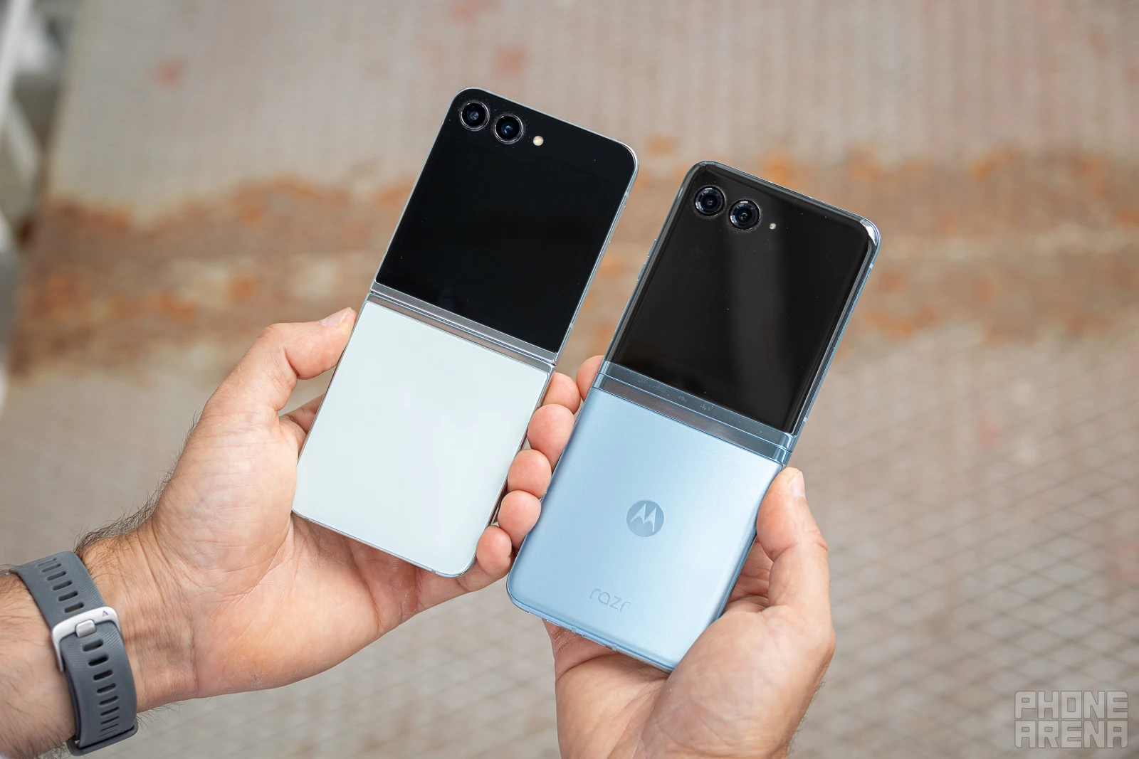 (Image Credit - PhoneArena) - Samsung Galaxy Z Flip 5 vs Motorola Razr Plus (2023): which is the best flip phone?