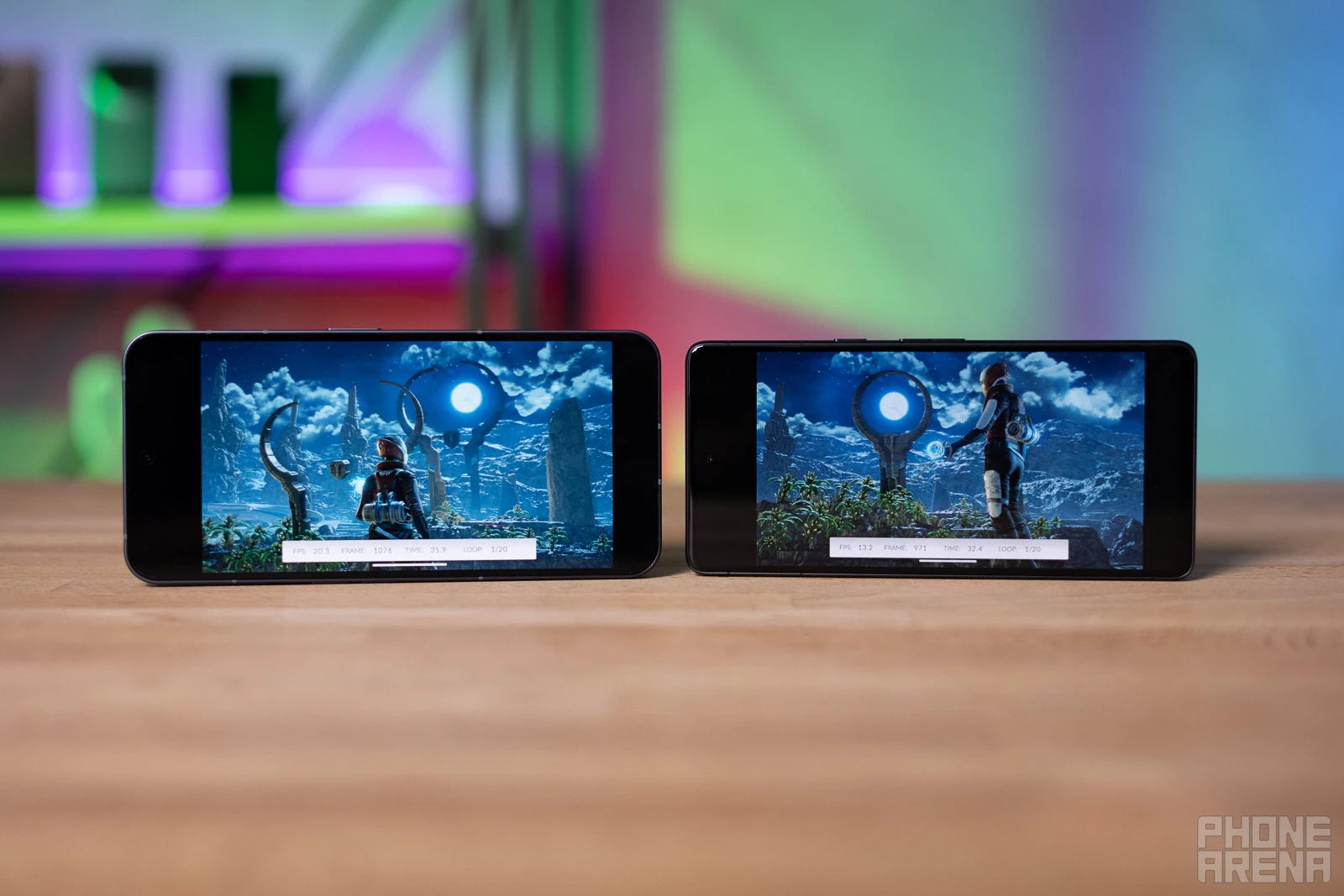 The benchmark results say it all (Image credit - PhoneArena) - Nothing Phone (2) vs Google Pixel 7: budget, with character