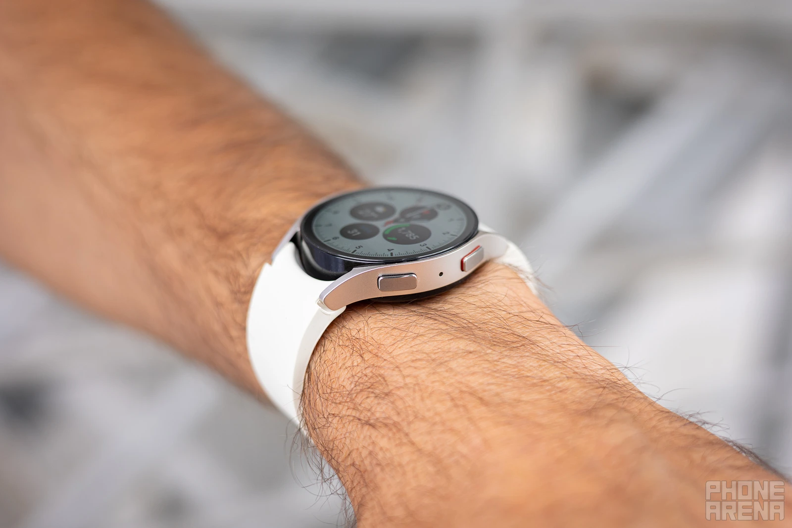 (Image Credit - PhoneArena) This is the smaller 40mm Galaxy Watch 6 - Samsung Galaxy Watch 6 Review: Some small updates, same one-day battery life