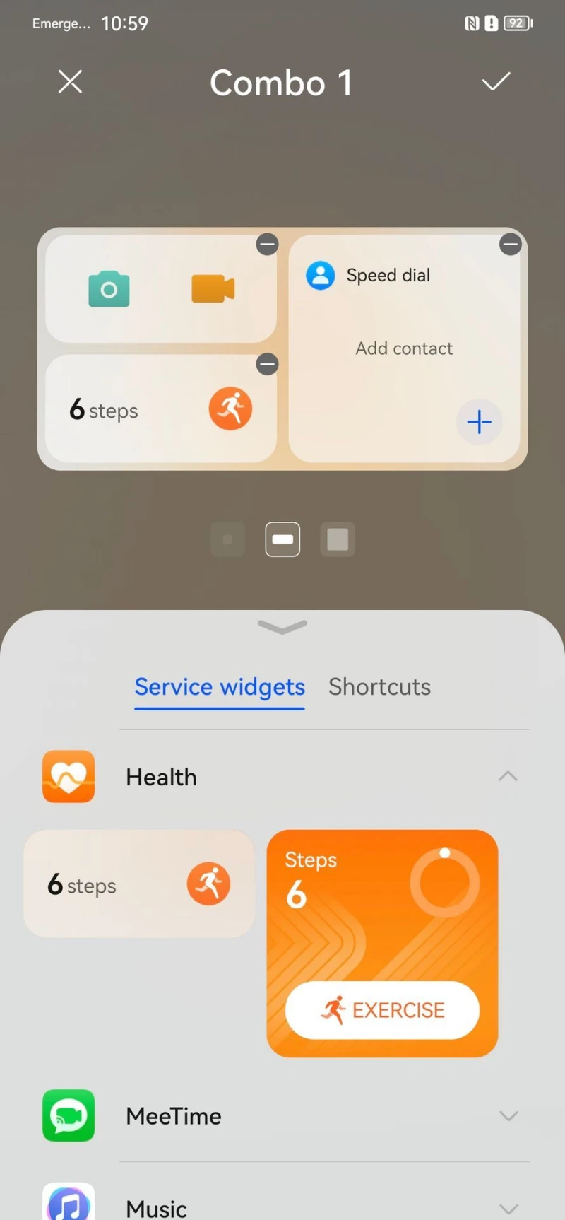 Widgets are great, widget combos - even better