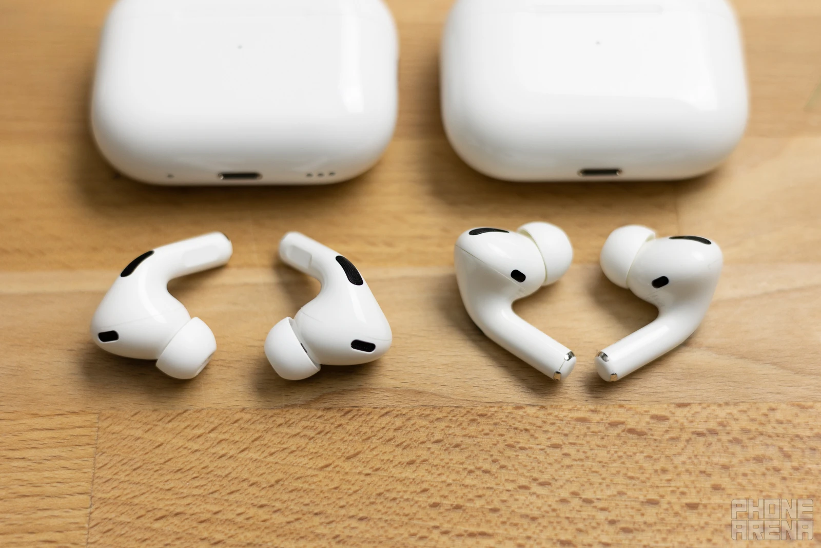AirPods Pro 2 (left) vs AirPods Pro (right) - AirPods Pro 2 vs AirPods Pro comparison: What's different?