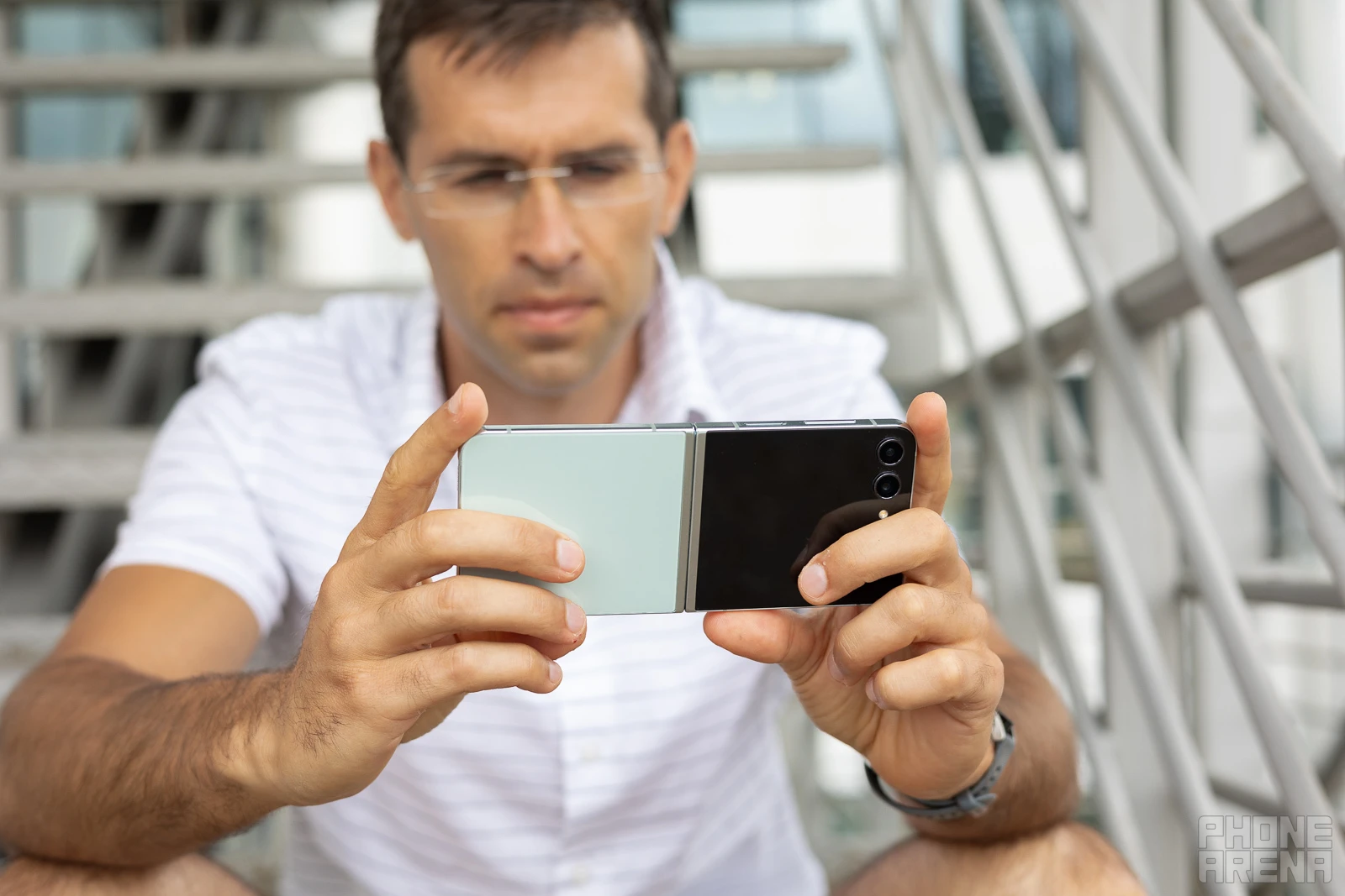 (Image Credit - PhoneArena) It feels like an improvement in every way, but not a big leap in any single area - Samsung Galaxy Z Flip 5 Review: all about the new Flex Screen