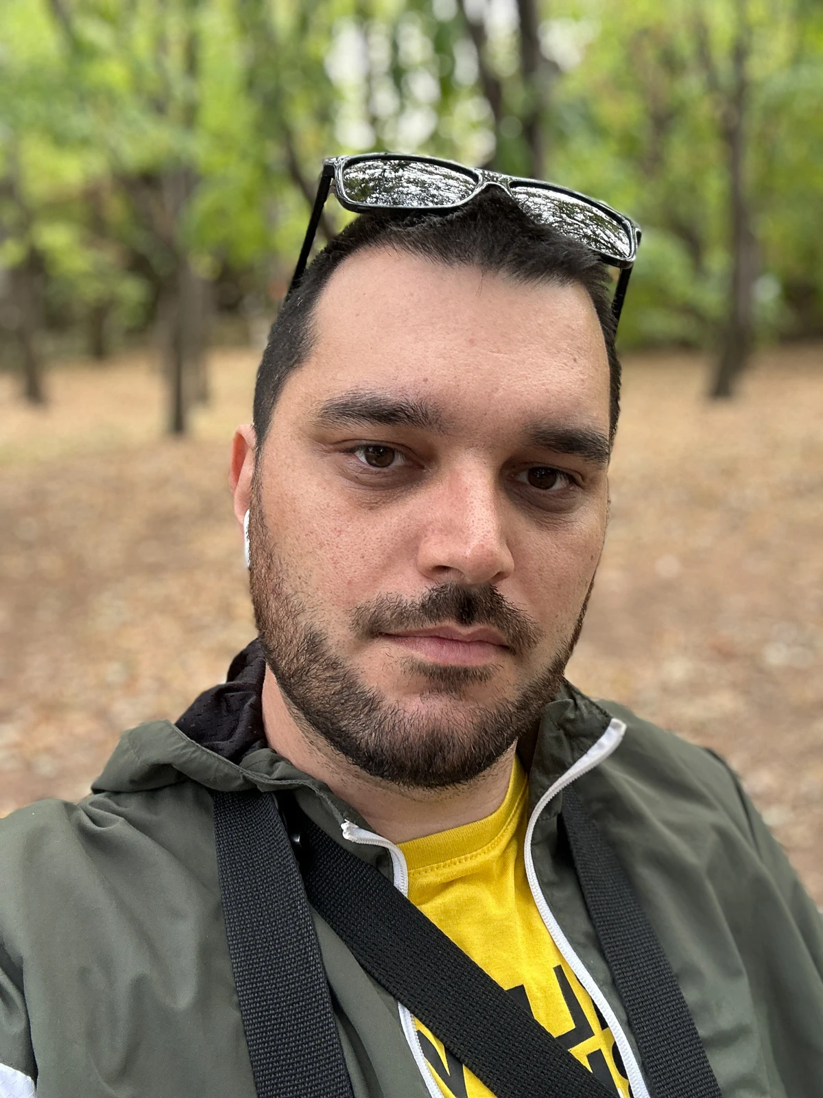 Selfie with Portrait mode on